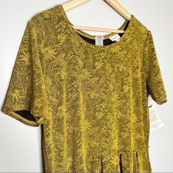 Lularoe Amelia gold/Black NWT Sz 3XL - Picture 3 of 8